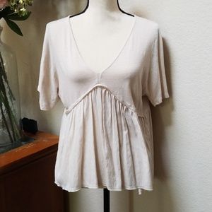 ZARA Pale Blush Blouse